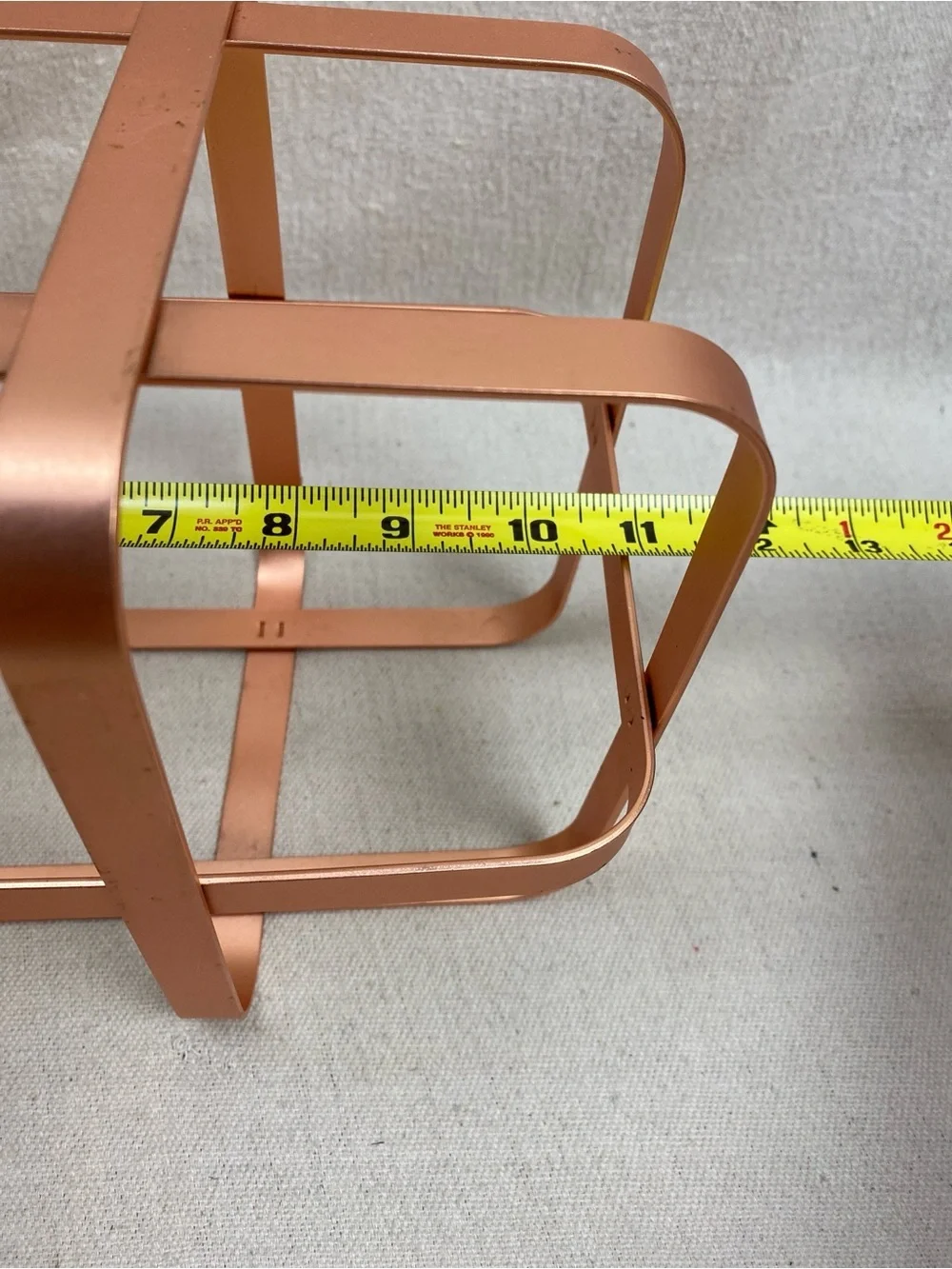 Umbra Pulse matte Copper 6 bottle Wine rack